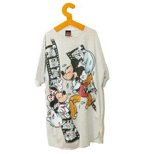 Vintage 1990s Disney Unlimited Mickey & Minnie Mouse Sleep Shirt
